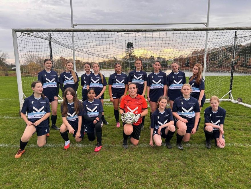 JCB Academy Girls football team