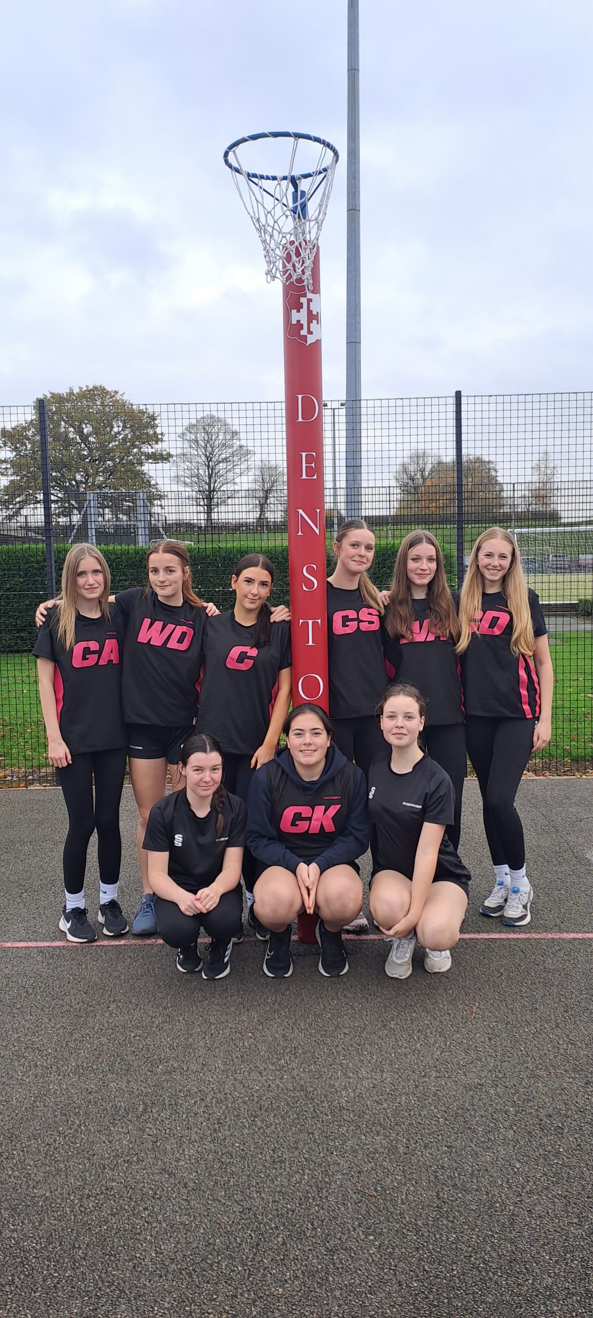 JCB Academy netball team